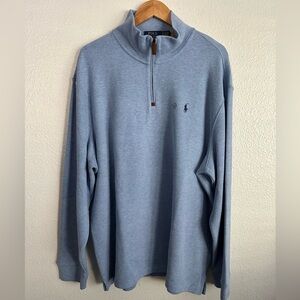 Polo Ralph Lauren Quarter Zip Sweater Country Ski PWing CP93 Sportsman Size 2XL